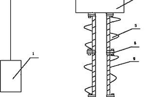 長(zhǎng)螺旋鉆機(jī)高風(fēng)壓氣動(dòng)沖擊穿巖入巖裝置