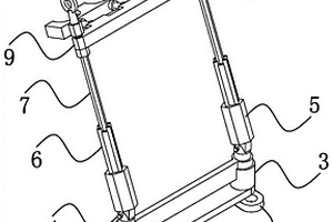 用于地表鉆機(jī)的施工升降支撐穩(wěn)固架