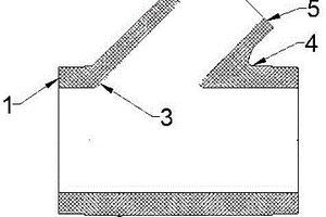 45度Y型聚乙烯異徑三通管件