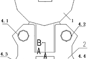 鑿巖臺(tái)車(chē)推進(jìn)梁和前定位座