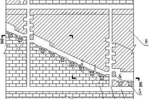 處理傾斜薄礦體向上尖滅的采礦方法