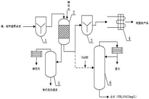 用于鎳、鈷和錳的萃余液廢水的處理系統(tǒng)