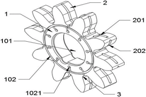 用于粉末冶金加工的齒輪結構