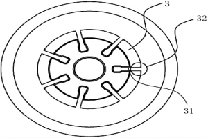 粉末冶金葉片轉(zhuǎn)子類成形模具槽口結(jié)構(gòu)