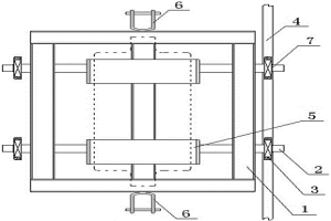 冶金機(jī)械設(shè)備中局限空間膠輥更換的裝置