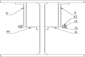 冶金起重機主梁腹板裂紋加固裝置