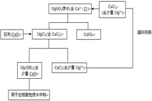 循環(huán)利用氯化鈣處理包頭礦轉型硫酸鎂廢水的方法