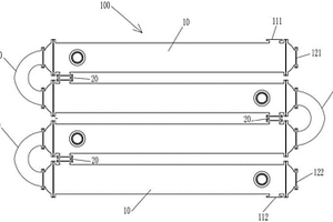 用于氧化鋁分解槽的組合式列管換熱裝置