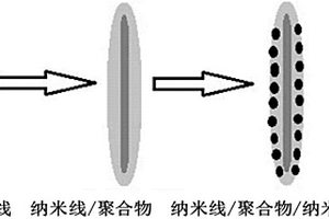 納米線/聚合物/納米顆粒夾心復(fù)合材料的制備方法