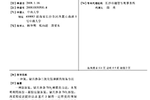 氮、鉍共摻雜二氧化鈦薄膜的制備方法