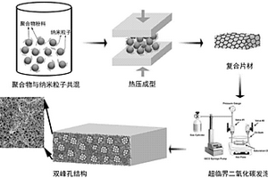 具有雙峰孔結(jié)構(gòu)的聚合物微孔發(fā)泡材料及其制備方法