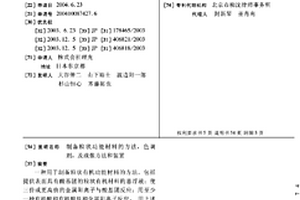 制備粒狀功能材料的方法,色調(diào)劑,及成像方法和裝置