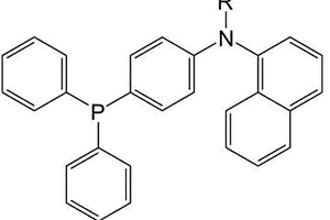 二苯基膦芳香萘胺半導(dǎo)體材料及其制備方法