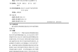 耐高溫氮化物基陶瓷透波復(fù)合材料成型物的制備方法