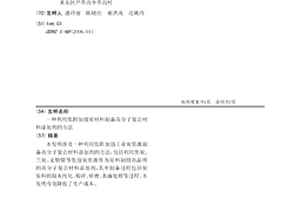 利用低附加值炭材料制備高分子復合材料添加劑的方法