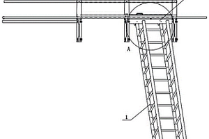 用于T梁避車臺的爬梯組件