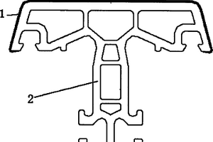 表面覆鋁的門窗用PVC塑鋼型材