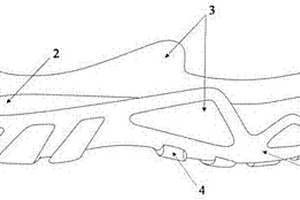 具有減震、防崴腳功能的鞋底