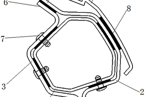 碳纖維和鋁合金混合材料氫能汽車車身上邊梁結(jié)構(gòu)