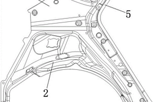 側(cè)圍后內(nèi)板結(jié)構(gòu)及車輛