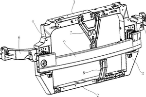 汽車前端支架結(jié)構(gòu)