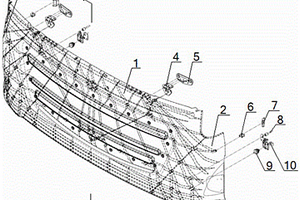 商用車翻轉(zhuǎn)式前面罩結(jié)構(gòu)
