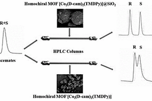 用于對(duì)映異構(gòu)體拆分的MOF@SiO<sub>2</sub>核殼微球HPLC手性柱