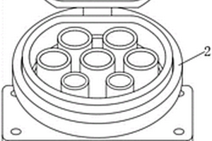 新能源汽車充電座的防護(hù)蓋結(jié)構(gòu)
