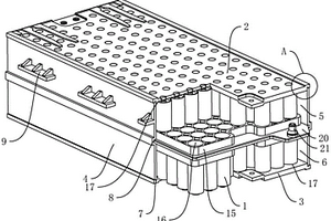 端面式新能源汽車電池包散熱結構