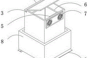 帶減震機(jī)構(gòu)的新能源電池箱