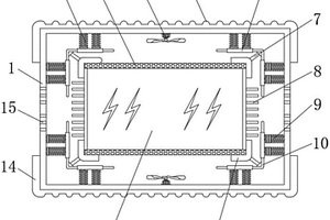 具有減震功能的新能源汽車電池盒