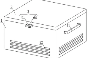 具有減震防護機構的新能源電池箱