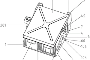蓄電池儲放盒結(jié)構(gòu)