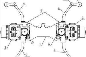 新型商用電動(dòng)車的輪邊電機(jī)橋及電動(dòng)車底盤總成