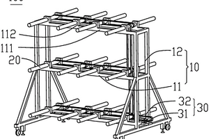 鋰電池極片卷存儲(chǔ)架