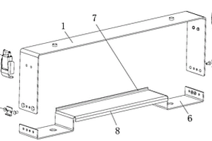 適用于電池模塊堆疊使用的鋼結(jié)構(gòu)支架