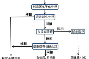 富含稀有元素褐煤綜合回收的方法