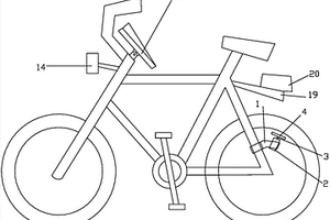 自行車便攜式自發(fā)電電源裝置及電控系統(tǒng)