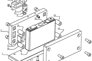 用于方形二次電芯內(nèi)壓監(jiān)測的工裝
