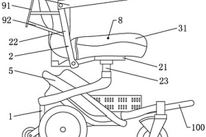 結(jié)構(gòu)改良的電動(dòng)輪椅車