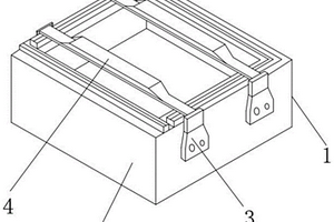 便于安裝的鋰離子蓄電池用的電池盒