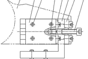 鋰電池涂布機(jī)擋料板固定調(diào)節(jié)裝置