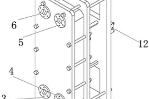 用于四氟硼酸鋰生產的換熱裝置