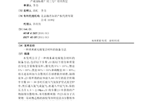 納米碳電極復合材料的制備方法