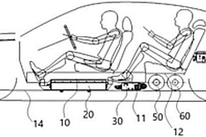 燃料電池氫能汽車平臺(tái)車型下車體布置結(jié)構(gòu)