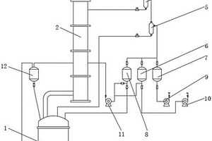 用于頻吶酮間歇精餾的反應(yīng)釜系統(tǒng)