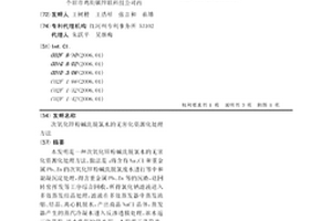 次氧化鋅粉堿洗脫氯水的無(wú)害化資源化處理方法