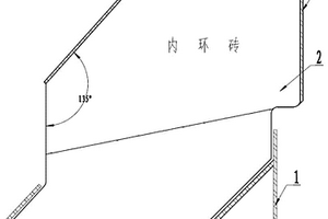 轉(zhuǎn)底爐爐底陶瓷材料復(fù)合凸緣磚及其制造方法