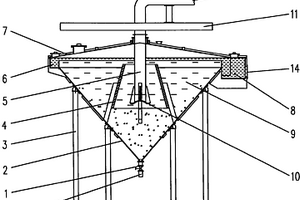 導(dǎo)流式錐形沉降池