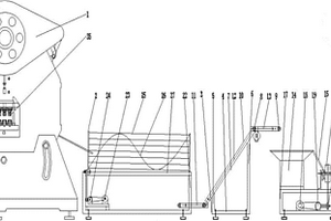 一種高效沖壓滾花一體機